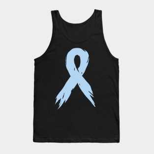 Battled Prostate Cancer Ribbon - Hand Drawn Tank Top